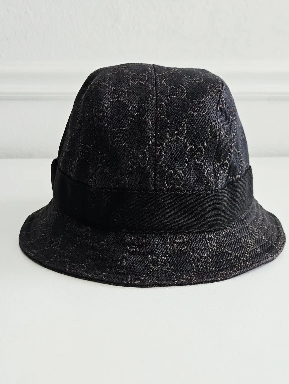 Gucci Interlocking GG Brown Canvas Unisex Bucket Hat